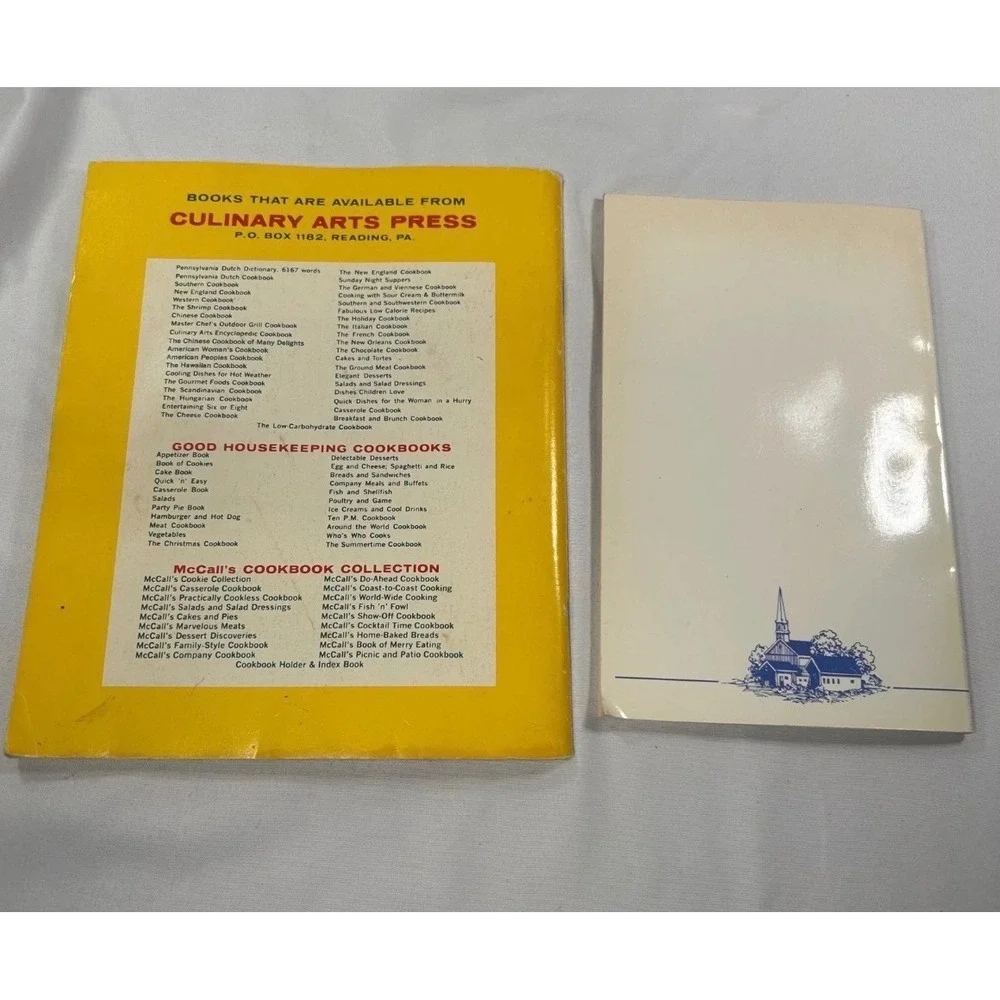 Vintage Pennsylvania Dutch & Yankee Church Supper Cookbook Lot Regional Recipes